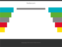 Tablet Screenshot of ftwitter.com